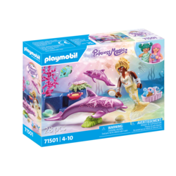 PLAYMOBIL MERMAIDS Nāriņa ar delfīniem 71501, 71501P