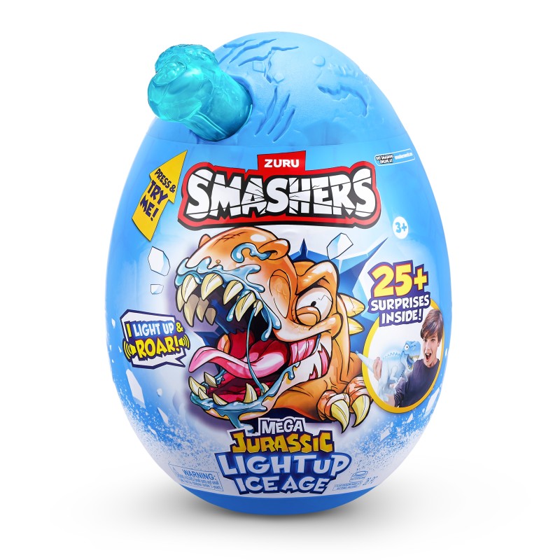 SMASHERS Rotaļu komplekts Dino Ice Age Light Up Mega ola, 74138