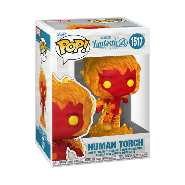 FUNKO POP! Vinila Figūra: Marvel: The Fantastic Four: First Steps - Human Torch, 83586F