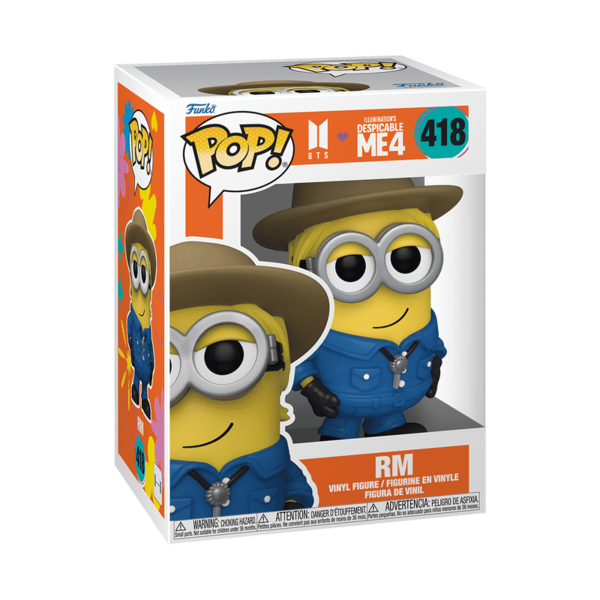 FUNKO POP! Vinila figūra: BTS x Despicable Me 4 - RM, 85967F FUNKO POP! Vinila figūra: BTS x Despicable Me 4 - RM, 85967F