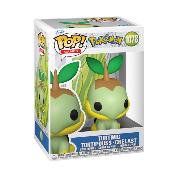 FUNKO POP! Vinila Figūra: Pokemon - Turtwig, 86364F FUNKO POP! Vinila Figūra: Pokemon - Turtwig, 86364F