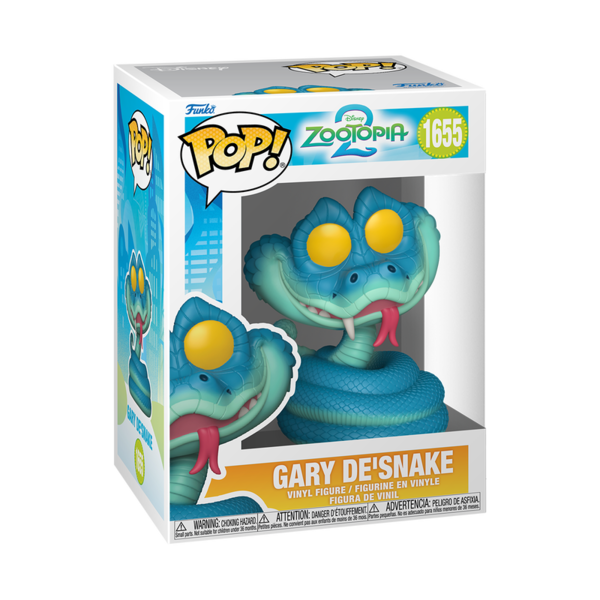 FUNKO POP! Vinila figūra: Disney: Zootropolis 2 - Gary De´Snake, 86637F FUNKO POP! Vinila figūra: Disney: Zootropolis 2 - Gary De´Snake, 86637F