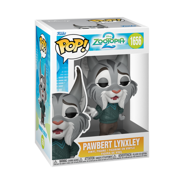 FUNKO POP! Vinila figūra: Disney: Zootropolis 2 - Pawbert Lynxley, 86638F