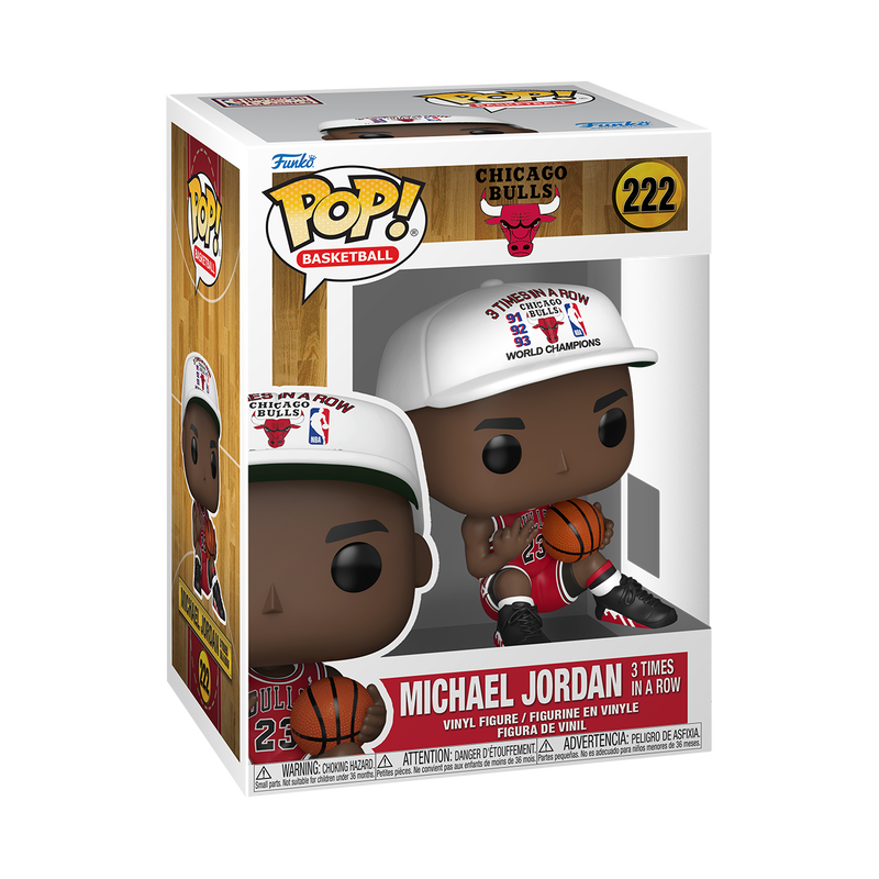FUNKO POP! Vinila figūra: NBA - Michael Jordan 3 Times in a Row, 90538F