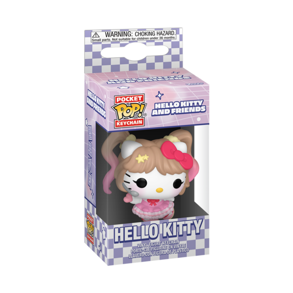 FUNKO POP! atslēgu piekariņš: Sanrio - Hello Kitty (K-Pop Outfit), 91680F