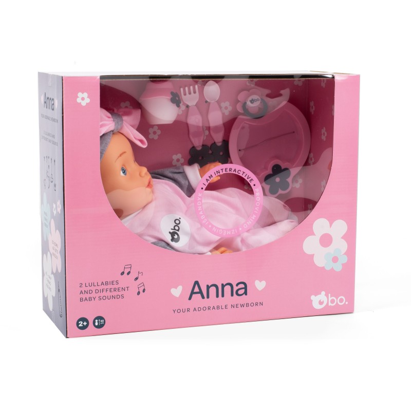 bo. Interaktīva lelle  Anna, 42 cm, BD1374ML