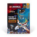 LEGO NINJAGO Aktivitāšu grāmata "Konstruē un būvē: Pūķi" (Latviešu valodā), BSP6701LV