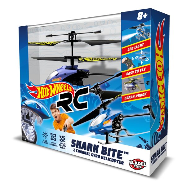 HOT WHEELS Radiovadāms helikopters ar žiroskopu, 22 cm, BTHWH01