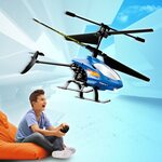 HOT WHEELS Radiovadāms helikopters ar žiroskopu, 22 cm, BTHWH01