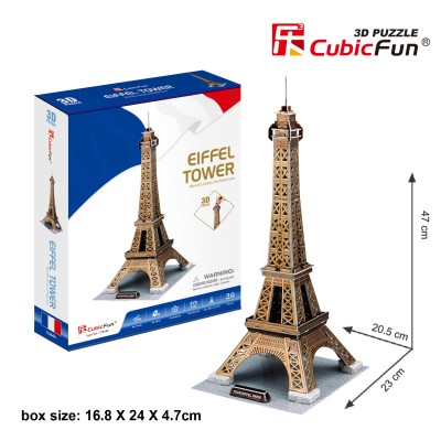 CUBICFUN 3D puzle Eifeļa tornis, C044H