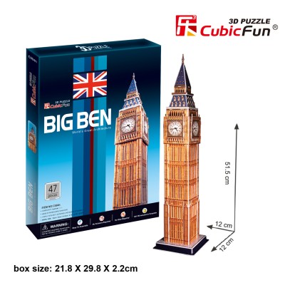 CUBICFUN 3D puzle Big Ben, C094H