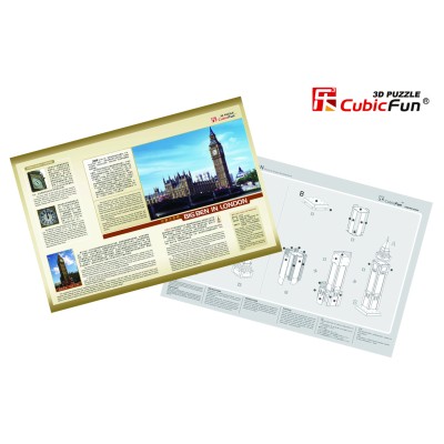CUBICFUN 3D puzle Big Ben, C094H