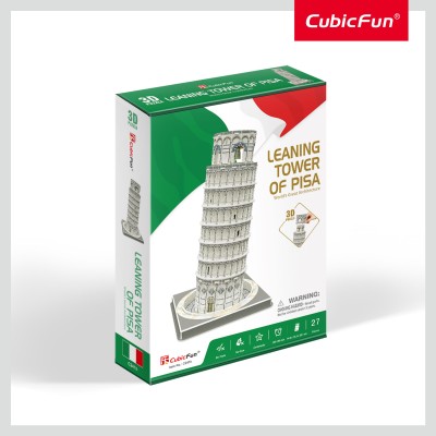 CUBICFUN 3D puzle Pizas tornis, C241H