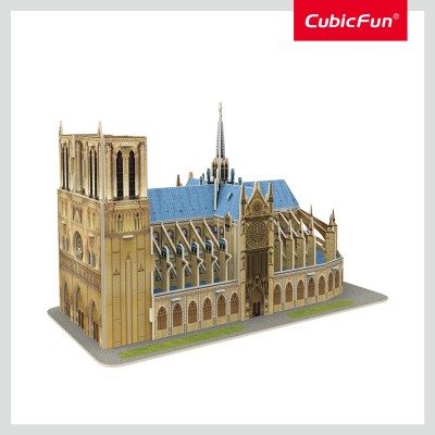 CUBICFUN 3D puzle Parīzes Dievmātes katedrāle, C242H