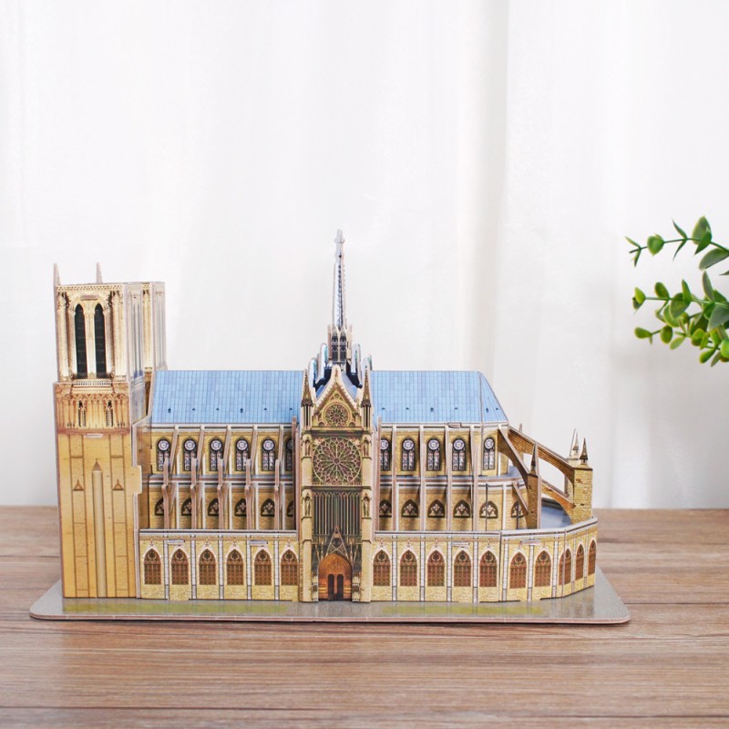CUBICFUN 3D puzle Parīzes Dievmātes katedrāle, C242H
