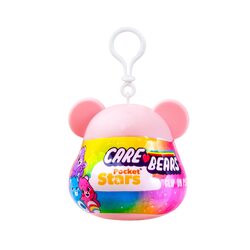 CARE BEARS Piespraužama plīša rotaļlieta aklajā kapsulā, 15 cm, CB7004