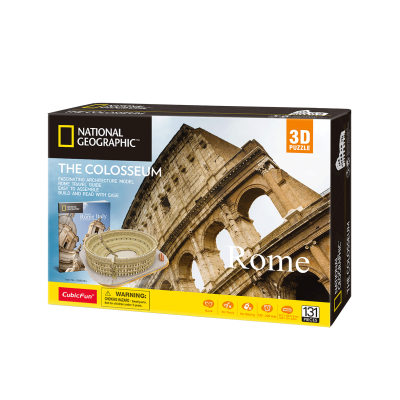 CUBICFUN 3D Puzle National Geographic - Kolizejs, DS0976H