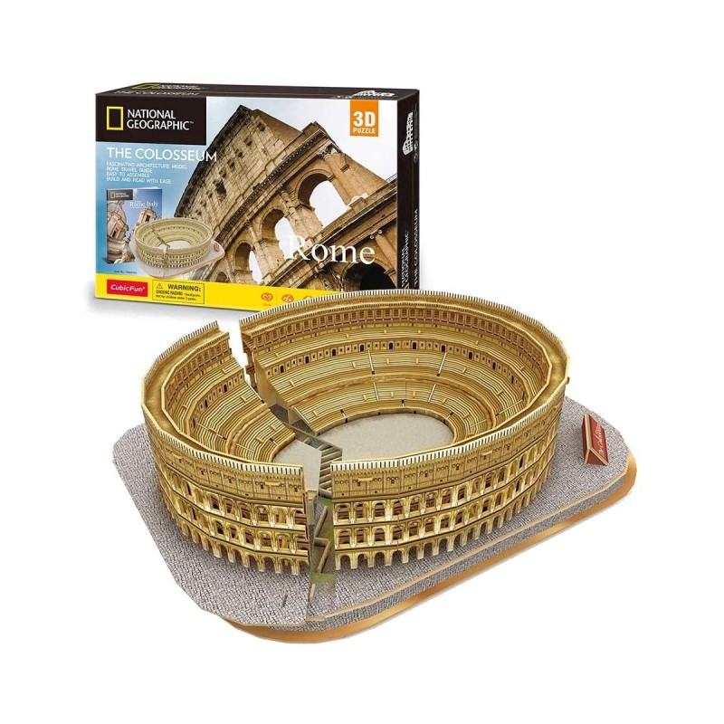 CUBICFUN 3D Puzle National Geographic - Kolizejs, DS0976H