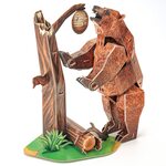 CUBICFUN NATIONAL GEOGRAPHIC 3D puzle Brūnais lācis, DS1096H CUBICFUN NATIONAL GEOGRAPHIC 3D puzle Brūnais lācis, DS1096H