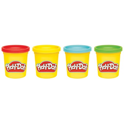 PLAY-DOH Plastilīna trauciņi, 4 gab., G0512