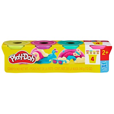 PLAY-DOH Plastilīna trauciņi, 4 gab., G0512