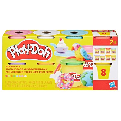 PLAY-DOH Plastilīna trauciņi, 8 gab., G0513
