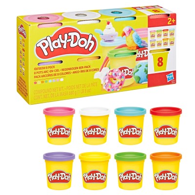 PLAY-DOH Plastilīna trauciņi, 8 gab., G0513