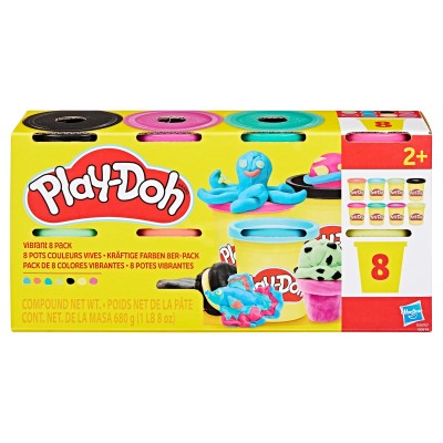 PLAY-DOH Plastilīna trauciņi, 8 gab., G0513
