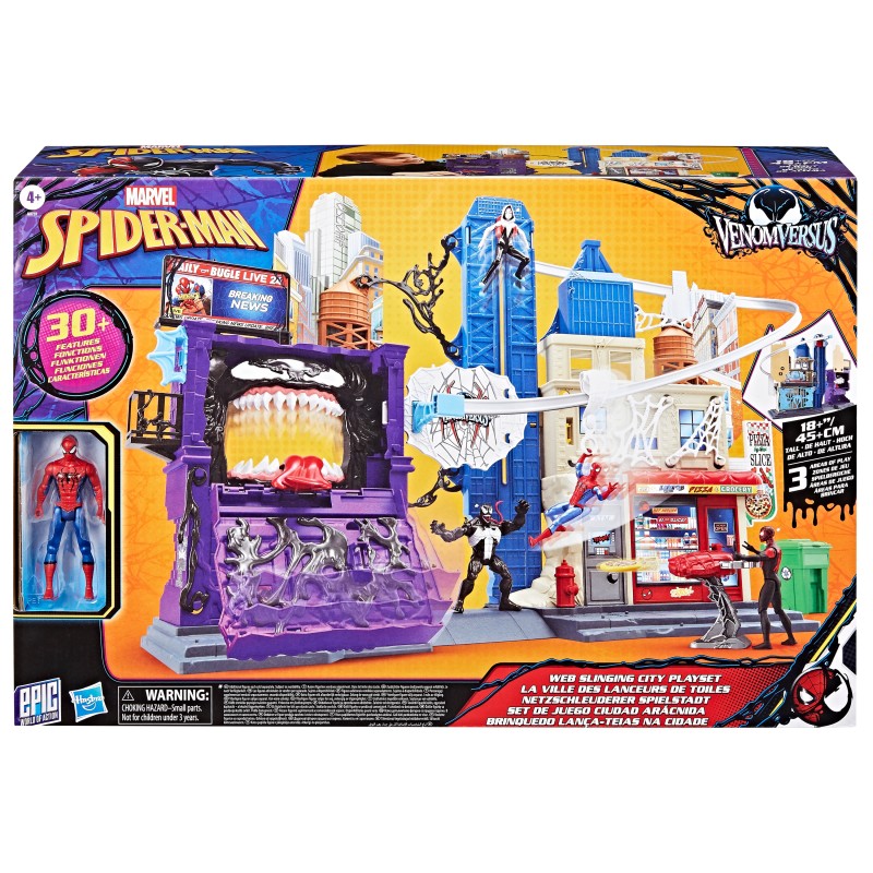 SPIDER-MAN playset Venomversus Web City Showdown, G0737