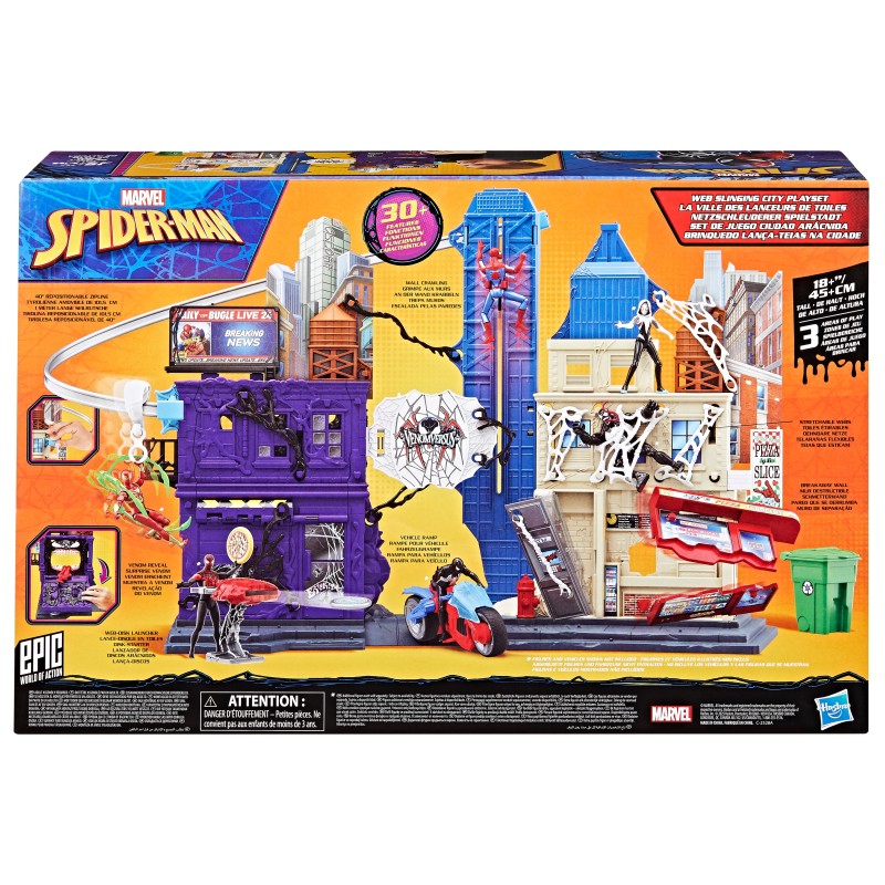 SPIDER-MAN playset Venomversus Web City Showdown, G0737