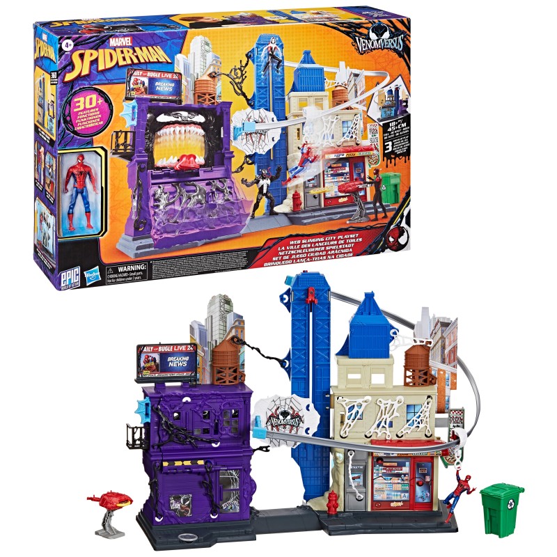 SPIDER-MAN playset Venomversus Web City Showdown, G0737