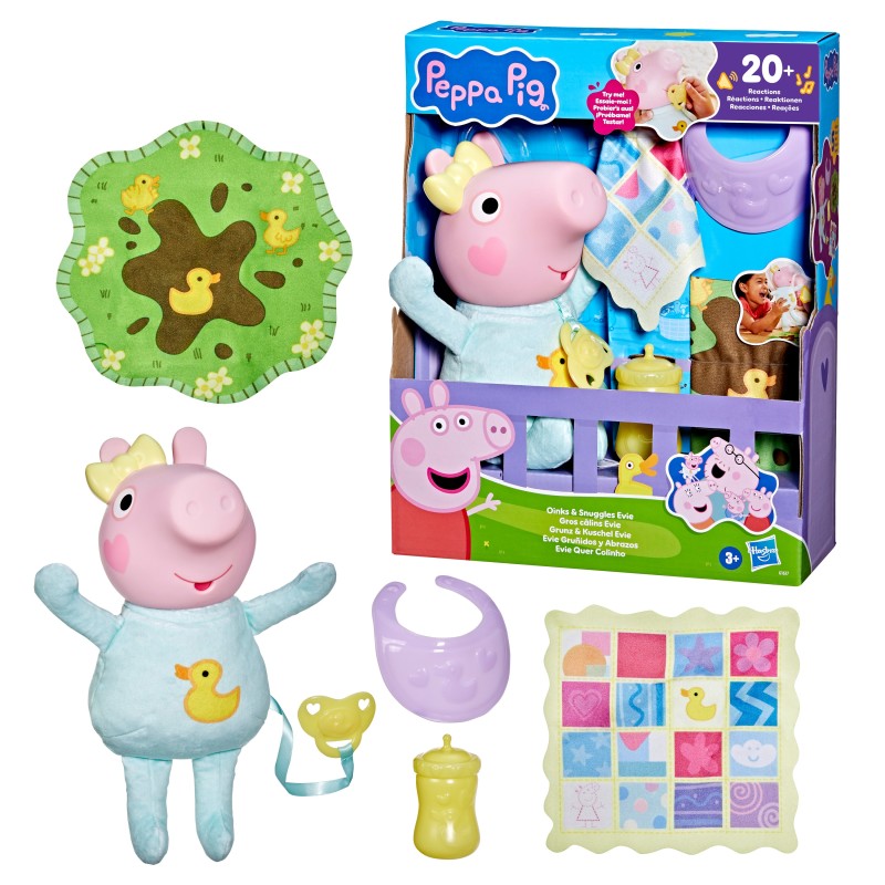PEPPA PIG Interaktīva rotaļlieta Oinks & Snuggles Evie, G1637