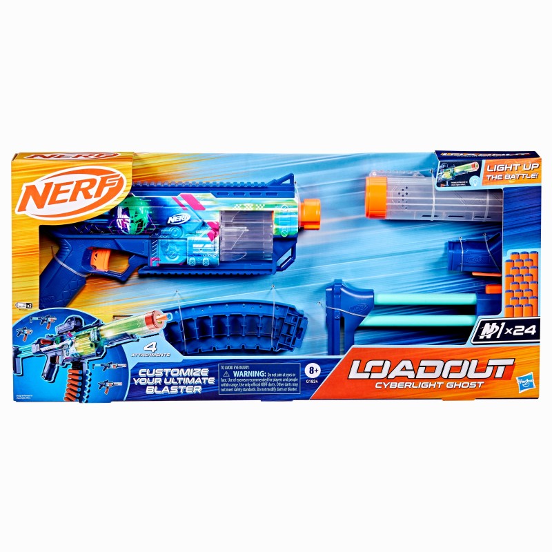 NERF Loadout blasteris Cyberlight Ghost, G1824