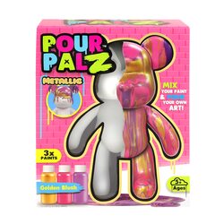 Pour Palz DIY krāsojamais lācis – Zeltains mirdzums, GSG25020