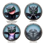 HOW TO TRAIN YOUR DRAGON Real FX Interaktīvā lelle – Nezobs, HTTYD100101