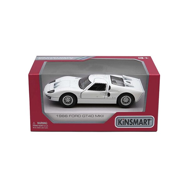 KINSMART Die-Cast modelis 1966 Ford GT40 MKII, izmērs 1:38, KT5427