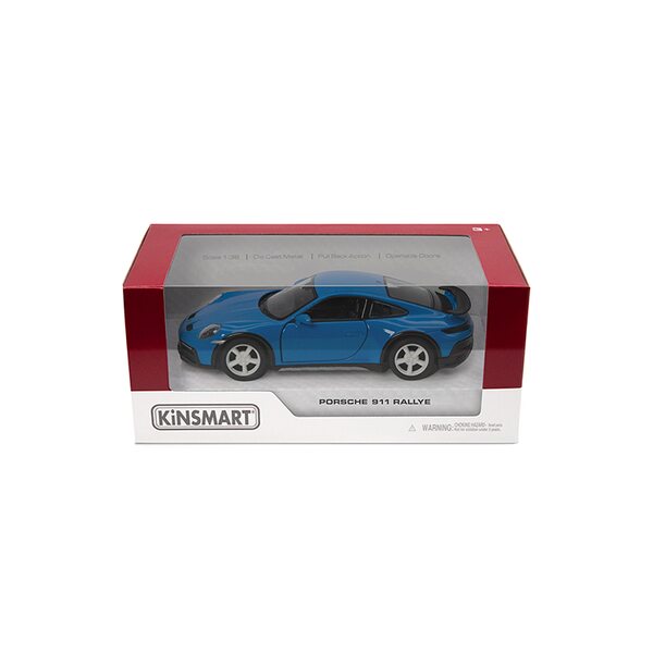 KINSMART Miniatūrais modelis - Porsche 911 Rallye, izmērs 1:36, KT5467 KINSMART Miniatūrais modelis - Porsche 911 Rallye, izmērs 1:36, KT5467