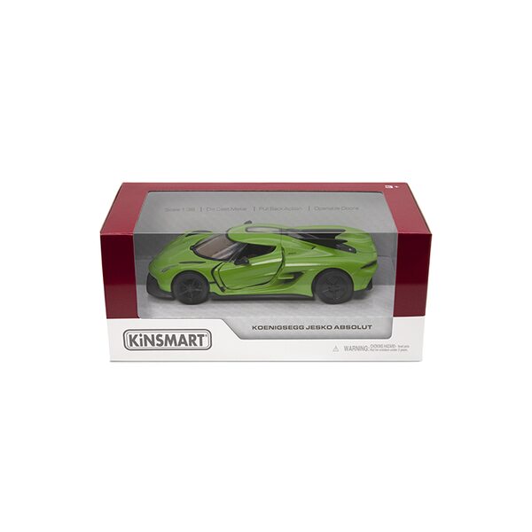 KINSMART Miniatūrais modelis - Koenigsegg Jesko Absolut, izmērs 1:36, KT5473