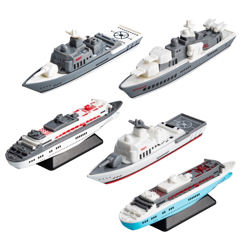 Metāla kara flotes kuģa modelis, 13,5 cm, KX66010