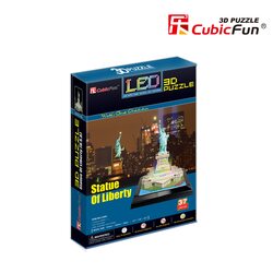 CUBICFUN LED 3D puzle Brīvības statuja, L505H
