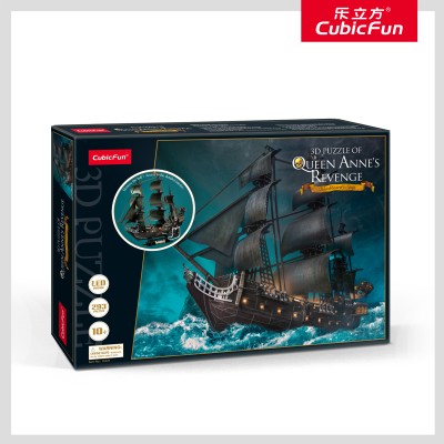 CUBICFUN 3d BL puzle Karalienes Annas atriebība, L522H