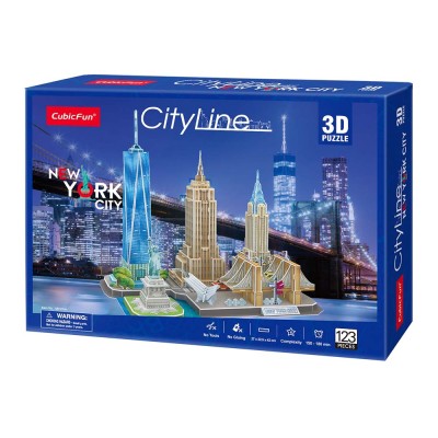 CUBICFUN 3D puzle „Ņujorka“, MC255H