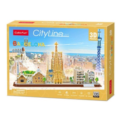 CUBICFUN 3D puzle „Barselona“, MC256H