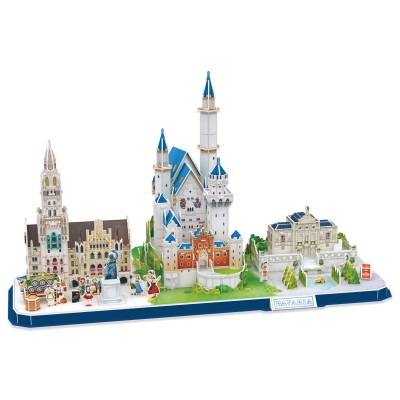 CUBICFUN 3D Puzle City line - Bavārija, MC267H