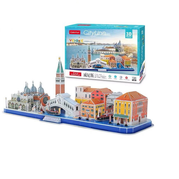 CUBICFUN 3D Puzle City line - Venēcija, MC269H CUBICFUN 3D Puzle City line - Venēcija, MC269H