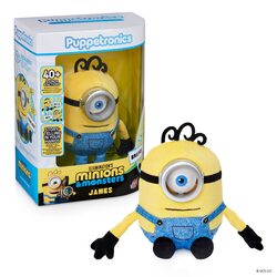 REAL FX MINIONS Palm Puppetronic interaktīvā rotaļlieta - James, MIN1051