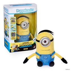 REAL FX MINIONS Palm Puppetronic interaktīvā rotaļlieta - Dick, MIN1052