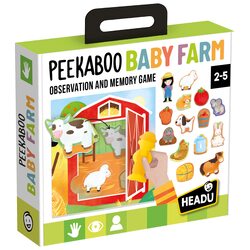 HEADU atmiņas spēle “Peekaboo Baby Farm”, MU63064