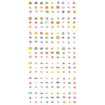 AVENIR 260+ nagu uzlīmes un tetovējumi - Zieds, NA218207