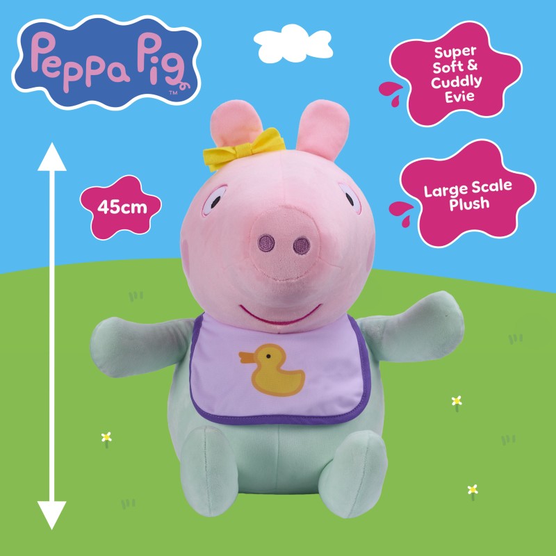 PEPPA PIG Plīša rotaļlieta Evie, 30 cm, P08514